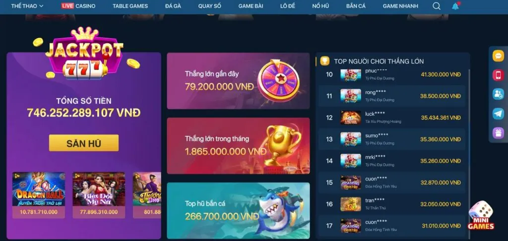 Trò chơi bắn cá đổi thưởng hấp dẫn trên na99